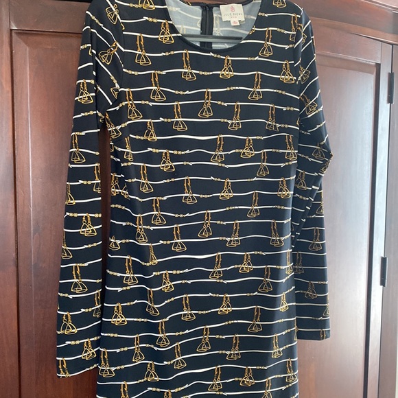 Julie Brown NYC - Sz Medium (8-10) long sleeve knee length dress - Picture 7 of 8